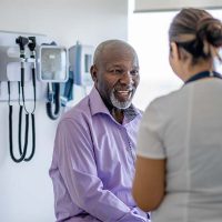 A man wonders, “Is it Alzheimer’s?” as he awaits his blood test results.